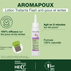 Pranarom - lotion traitante flash anti-poux et lentes