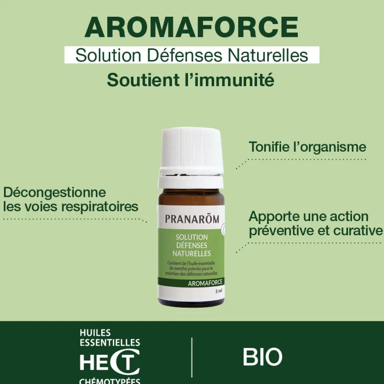Pranarom - solution - défenses naturelles - bio