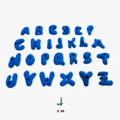 26 prises escalade enfant - alphabet