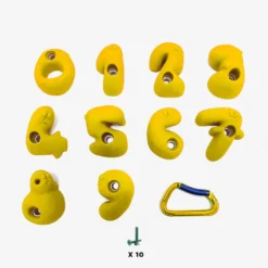10 prises escalade enfant - nombre