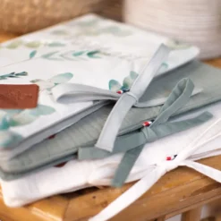 Protège carnet de santé bébé coton