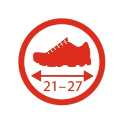 Protège-chaussures, taille 21-27, rouge