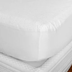 Protège matelas imperméable toucan blanc (60 x 120 cm)