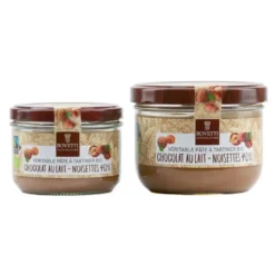 Pâte à tartiner bio noisettes chocolat au lait sans huile de palme