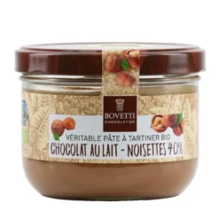 Pâte à tartiner bio noisettes chocolat au lait sans huile de palme