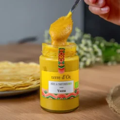 Pâte à tartiner bio saveur yuzu 210 g terre d'Oc