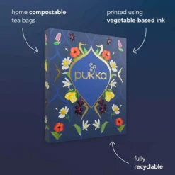 Pukka coffret - cadeau remerciement, coffret thé 100% bio 45 sachets, merci