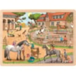 Puzzle centre équestre
