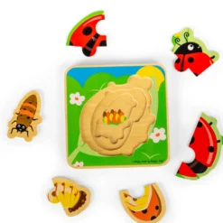 Puzzle cycle de vie - coccinelle