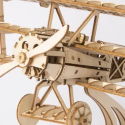 Puzzle 3d en bois avion