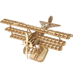 Puzzle 3d en bois avion