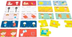 Puzzle didactique - les contraires