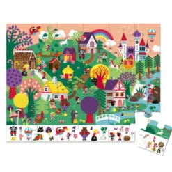 Puzzle d'observation les contes 24 pcs
