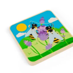 Puzzle du cycle de vie - abeille