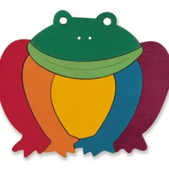 Puzzle enfant encastrement arc en ciel h