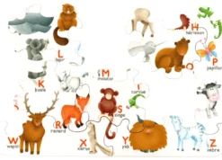 Puzzle - l'alphabet des animaux