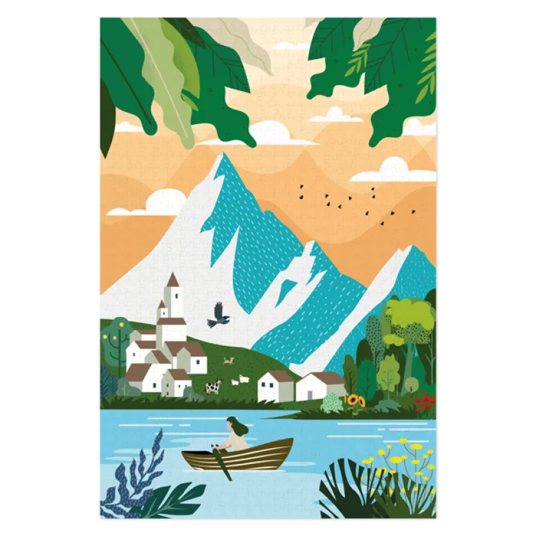 Puzzle 4 paysages 1000 pièces