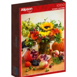 Puzzle 1000 pièces bouquet automnale