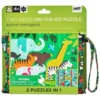 Puzzle 50 pièces double face - jungle