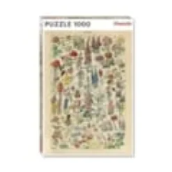 Puzzle 1000 pièces piatnik fleurs millot