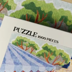 Puzzle 1000 pièces : place du marché