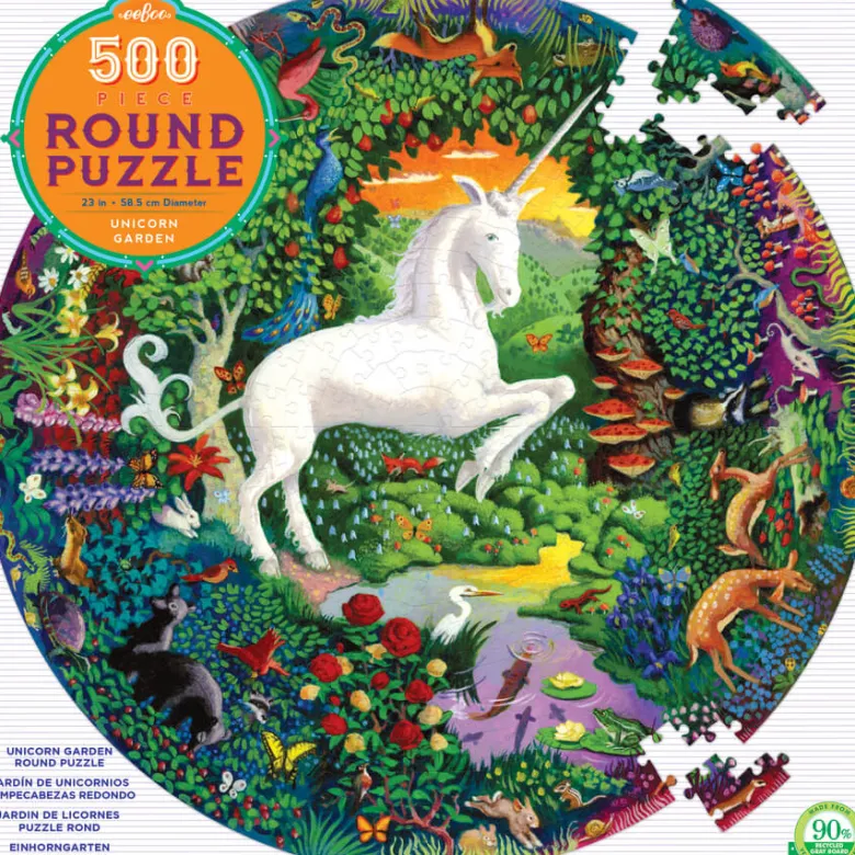 Puzzle - unicorn garden