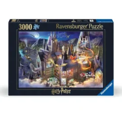 Puzzle vue sur le château poudlard 3000