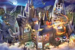 Puzzle vue sur le château poudlard 3000