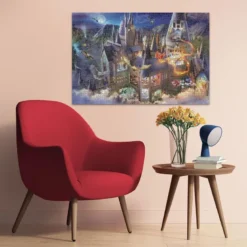 Puzzle vue sur le château poudlard 3000
