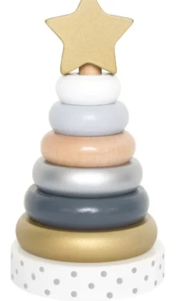 Pyramide en bois - silver -