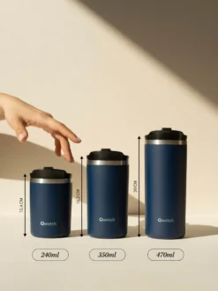 Qwetch travel mug isotherme bahia 350ml Vert foncé