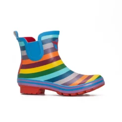 Rainbow meadow wellies ankle 36