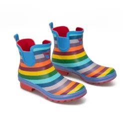 Rainbow meadow wellies ankle 36