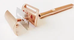 Rasoir de sureté rose gold + 10 lames