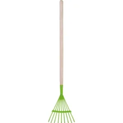 Rateau à feuille en bois & métal enfant