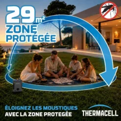 Recharge 40 h pour bouclier anti-moustiques thermacell ex90
