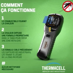 Recharges thermacell 48h pour mr300 & halo mini – protection anti-moustiques