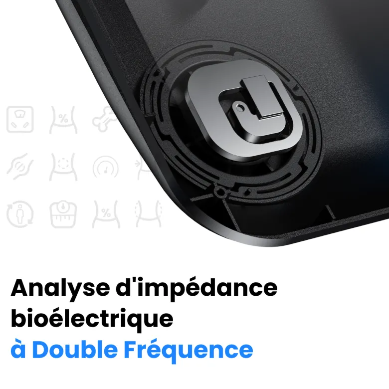 Renpho - balance connectée renpho morphoscan msc01 - bluetooth - noire