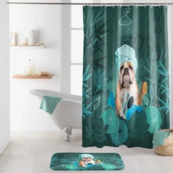 Rideau de douche 180x200 doggy zen