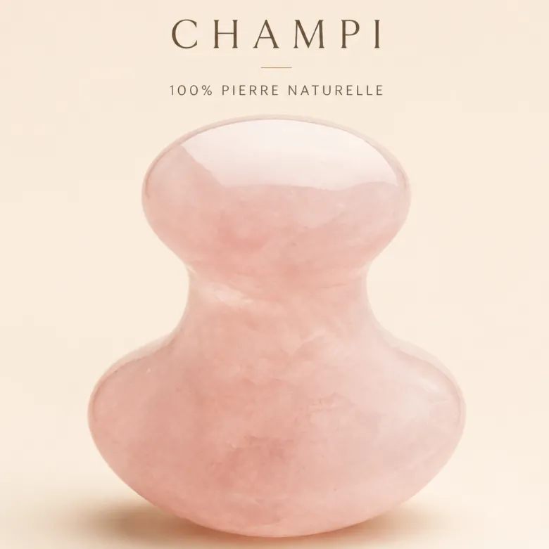 Rituel visage douceur du quartz en pierre véritable pour redessiner les traits