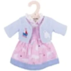 Robe ours polaire - poupée douce 34 cm