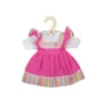 Robe rose pour poupée douce 34 cm