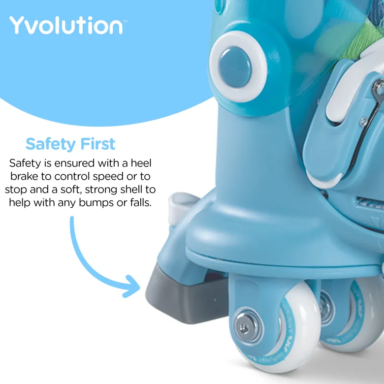 Rollers évolutifs twista bleu 29-33