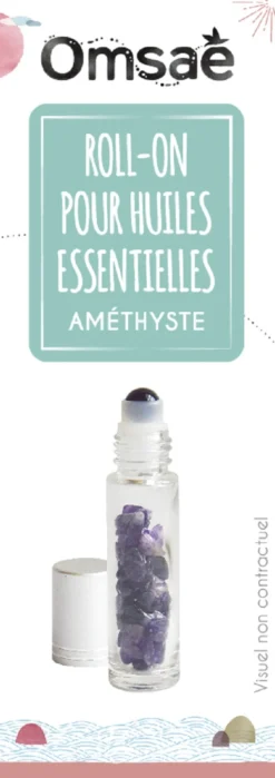 Roll-on huiles essentielles améthyste
