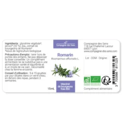 Romarin - macérat de bourgeons bio 15ml 15