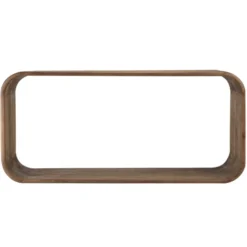 Romy - console design arrondi en bois de mindi
