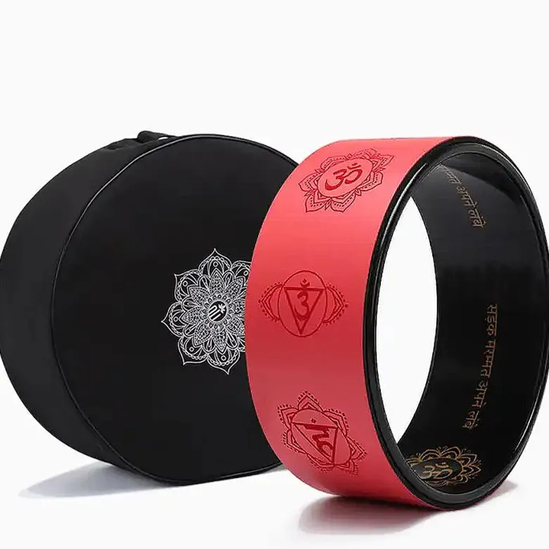 Roue yoga, gym & fitness 7 chakras +sac
