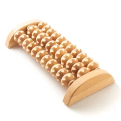 Rouleau massage pour pied masseur bois