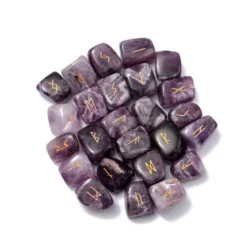 Runes en améthyste