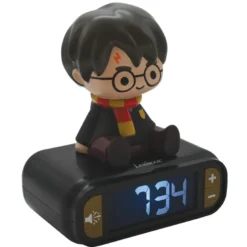 Réveil avec veilleuse harry potter en 3d